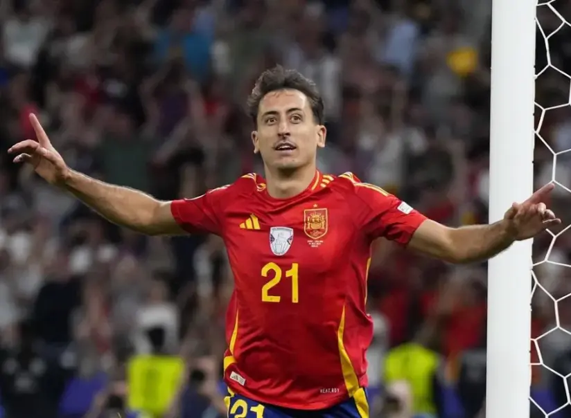 西班牙左邊鋒米克爾・奧亞薩瓦爾(Mikel Oyarzabal)球員照片