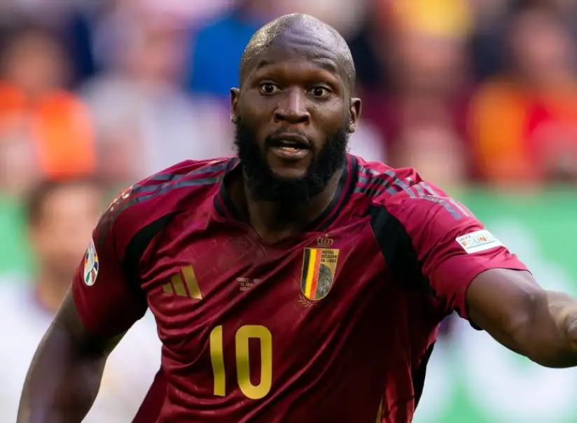 比利時前鋒羅梅盧・盧卡庫(Romelu Lukaku)球員照片