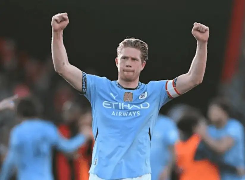 比利時中場凱文・德布勞內(Kevin De Bruyne)球員照片