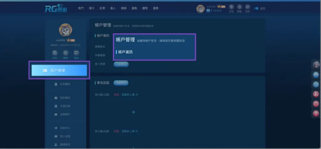 金獅娛樂城出金圖解